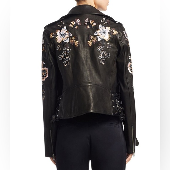 A.L.C. Jackets & Blazers - A.L.C. Benson Embroidered Leather Jacket